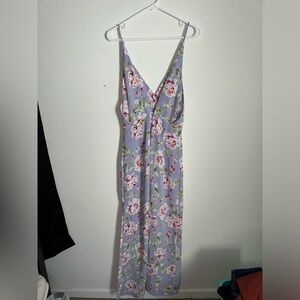 Lush Lavender Floral Dress
